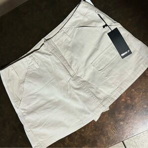 NWT Forever 21 Khaki Skort (skirt + short)